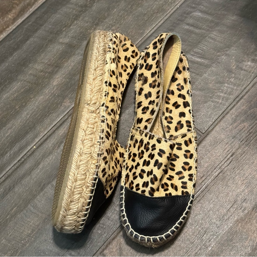 EUC Aldo Leopard Print Smolin Loafer Espadrilles